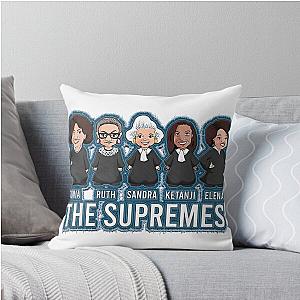 The Supremes Ketanji Brown Jackson SCOTUS Sotomayor Meme Throw Pillow