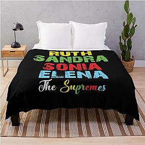 The Supremes throw blanket