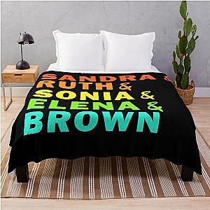 The Supremes Sandra Brown Throw Blanket