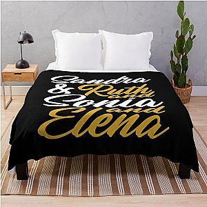 Female Supreme Court Feminist, Supreme Court Justices, The Supremes Throw Blanket