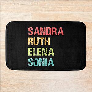 Sandra Ruth Elena Sonia Supreme Court Justice Notorious RBG Bath Mat