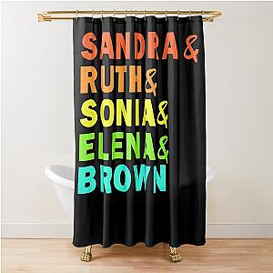 The Supremes Sandra and Brooks Shower Curtain