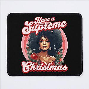 Have a Supreme Christmas: Diana Ross & the Supremes Retro Disco Vibes Christmas Mouse Pad