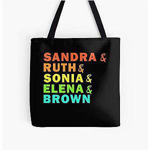 The Supreme Sandra Brown All Over Print Tote Bag