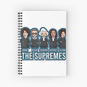 The Supremes Ketanji Brown Jackson SCOTUS Sotomayor Meme Spiral Notebook