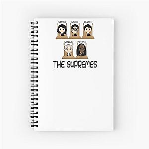 The Supremes Ketanji Brown Jackson RBG Spiral Notebook