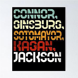 Ketanji Brown Jackson RBG Sotomayor Supreme Court Poster