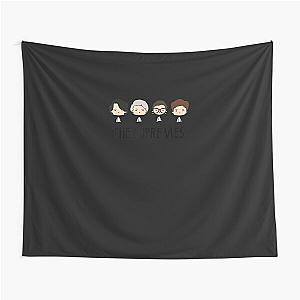 The Supremes Cute Kawaii Chibi Head Tshirt Tapestry