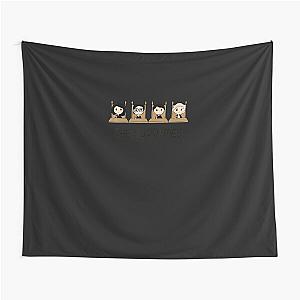 THE SUPREMES Supreme Court Justices RBG cute Tapestry