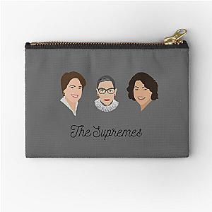 The Supremes (3, with eyes, white text) Zipper Pouch