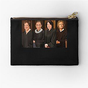 THE SUPREMES Woman Supreme Court Justices RBG Zipper Pouch