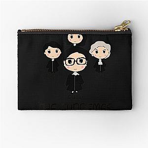 THE SUPREMES Supreme Court Justices RBG cute Zipper Pouch