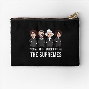 The Supremes Apparel Women, Supreme Court Justices T-Shirt Zipper Pouch