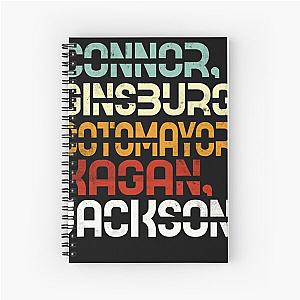 Ketanji Brown Jackson RBG Sotomayor, THE SUPREMES Spiral Notebook