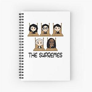 THE SUPREMES Ketanji Brown Jackson RBG Sotomayor cute Spiral Notebook