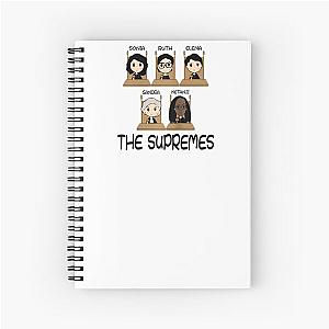 THE SUPREMES Ketanji Brown Jackson RBG Spiral Notebook