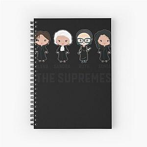 The US Supremes Court RBG Feminist Spiral Notebook