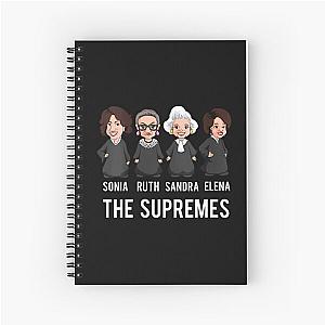 The Supremes Apparel Women, Supreme Court Justices T-Shirt Spiral Notebook