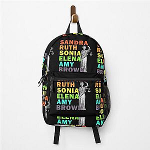 The Supremes, Sandra, Ruth, Sonia, Elena, Amy and Brown  Backpack