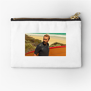 The Surfer The Ocean Demands Respect The Surfer Zipper Pouches