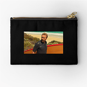 The Surfer The Ocean Demands Respect The Surfer Zipper Pouches