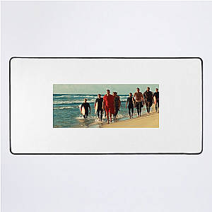 The Surfer Every Wave Is A Fight The Surfer Mouse Pads