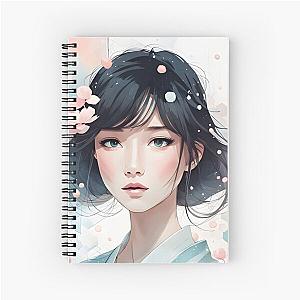 Chinese Girl Spiral Notebook