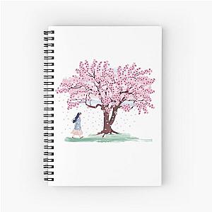 Cherry Blossom Wall Art Spiral Notebook