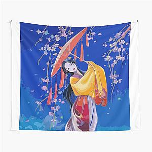 Dancing and Singing with Geisha Tapestry