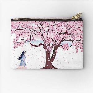 Cherry Blossom Wall Art Zipper Pouch