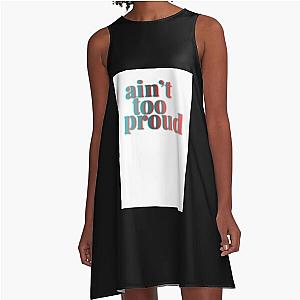 Ain'T Too Proud The Life And Times Of The Temptations Broadway Logo A-Line Dress