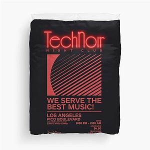 80s Technoir Nightclub  from the Terminator Movie   	 Duvet Cover