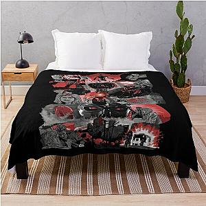 The Terminator Comic Montage Throw Blanket