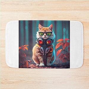 The Terminator Cat Bath Mat