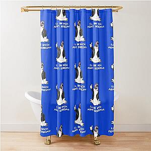 Frosty the Terminator  Shower Curtain