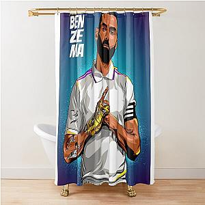 Benzema The Terminator Shower Curtain