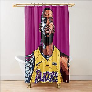 The Terminator Lebron Shower Curtain