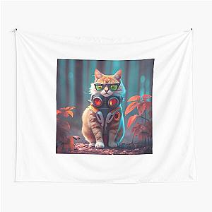 The Terminator Cat Tapestry