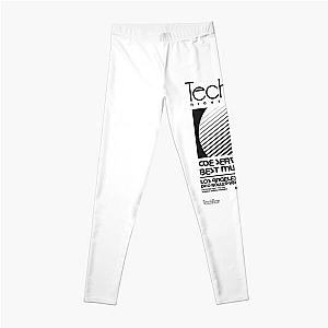 Retro 80s Technoir Nightclub Poster from the Terminator Movie Leggings