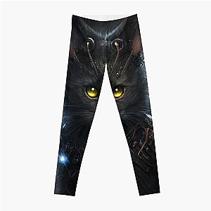 The Terminator Cat Canvas Print Colorful Modern Digital Art Leggings