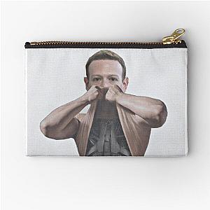 Mark Zuckerberg the Terminator Zipper Pouch