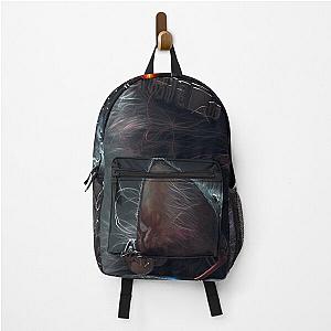 The Terminator Cat Canvas Print Colorful Modern Digital Art Backpack