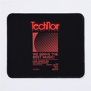 80s Technoir Nightclub  from the Terminator Movie   	 Mouse Pad