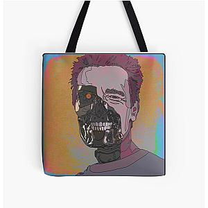 The Terminator - Psychedelic All Over Print Tote Bag