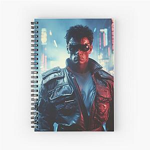 Cyberpunk Supervillains - The Terminator Spiral Notebook