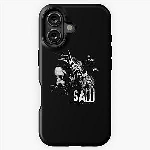 SAW amanda reverse bear trap b&w iPhone Tough Case