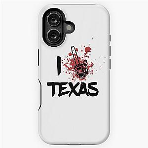 I LOVE TEXAS CHAINSAW - BLACK AND WHITE iPhone Tough Case