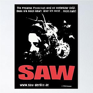 Vintage Saw 2004 movie promo Poster