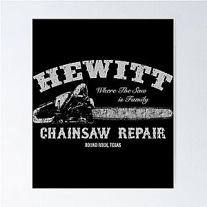 Hewitt Chainsaw Repair Poster