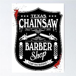 Chainsaw Barber Shop Poster